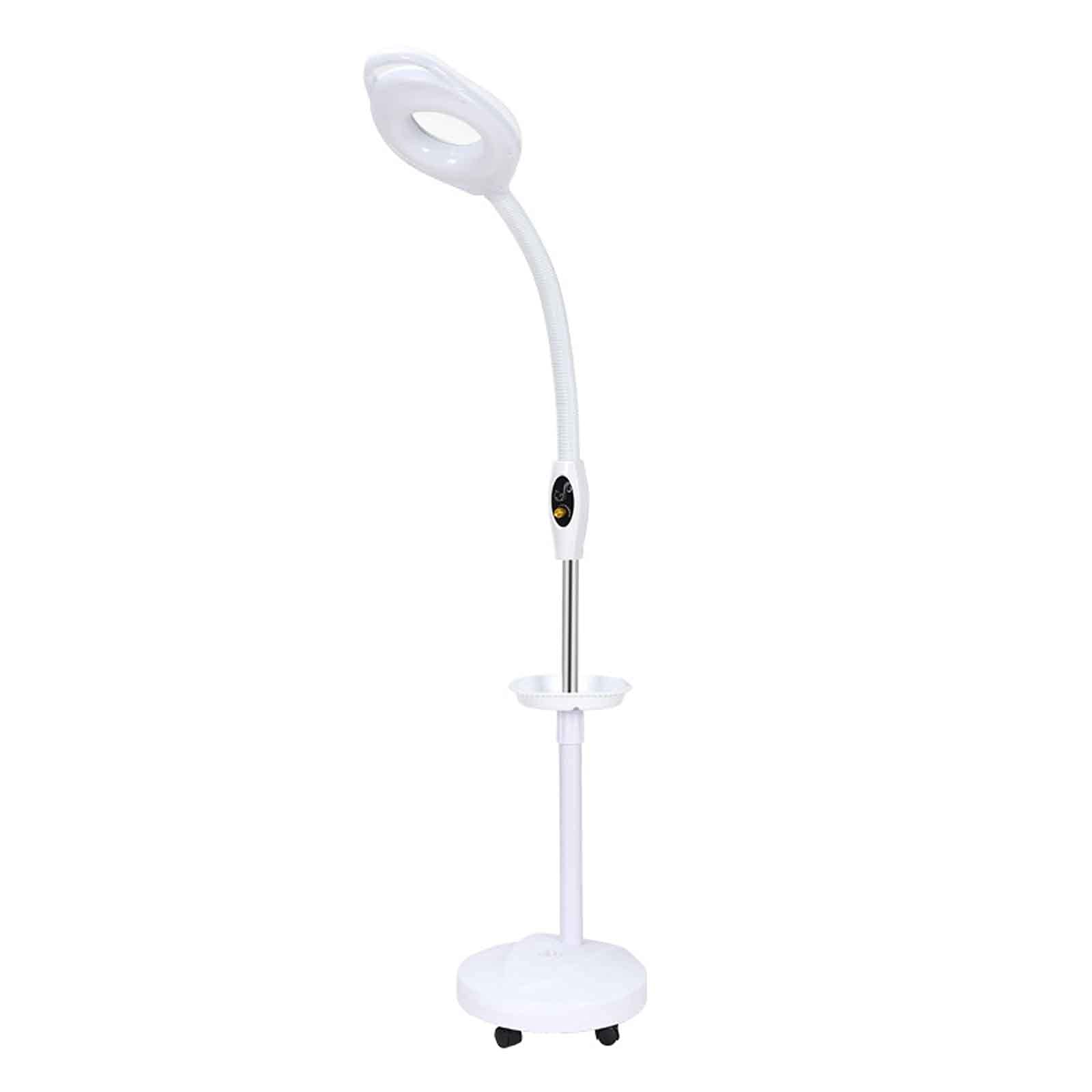Aioneer Led Magnifying Lamp,Adjustable 16X Magnifier Desk Lamp,Daylight Bright Magnifier Lighted Glass, Flexible Height Adjustable Gooseneck Standing Cold Light