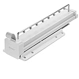 【Materials】Our products are made of aluminum alloy materials, which are durable and easy to clean. When installed in the closet, Single row of three-section rails, with solid steel balls in the rails, smooth and stable sliding strong load-bearing, sturdy and durable