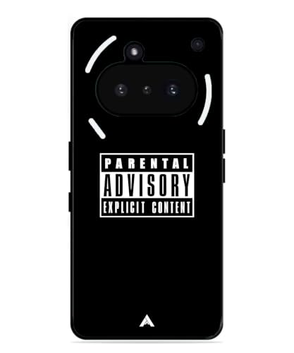 Image of Premium Explicit Case for Nothing Phone 3a Soft-Touch Metal TPU Back Cover, Shockproof, Designer, Aesthetic Mobile Phone Case (Glossy Finish)