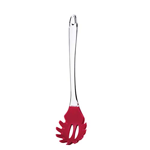 Conjunto de Gadgets de Silicone com Cabo Acrílico 7 Peças Euro Vermelho