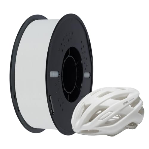 Kingroon Nylon 3D Printer Filament, Dimensional Accuracy +/- 0.03 mm, 1 kg Spool(2.2lbs), 1.75 mm, White