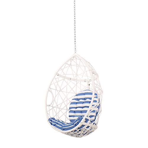 Christopher Knight Home Hammock/Swing, White + Blue - Image 5