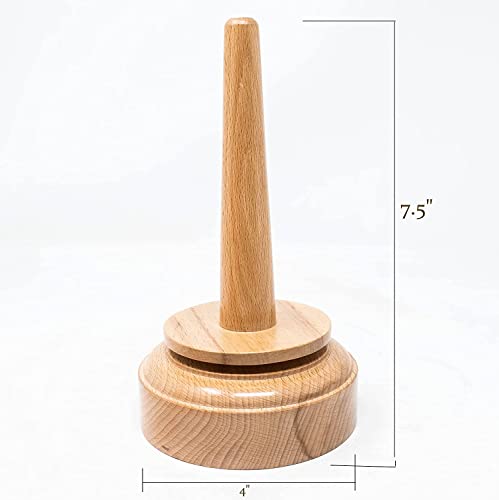 Image of Sharvgun Wood Yarn Holder with Twirling Mechanism Classic