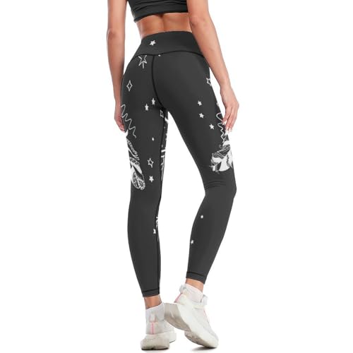 Anceky Pantalones de Yoga de Cintura Alta, Mallas Deportivas con Control de Abdomen para Mujer (S-2XL)