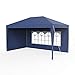 Produktbild Sekey 3x4m Garten Wasserdicht Pavillon/Gartenpavillon/Verstellbare/Gartenzelt Beine, für Garten/Party/Hochzeit/Picknick, UV30+,Seitenwänden, Blau