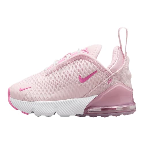 Nike Air Max 270 Baby/Toddler Shoes (IB4437-663, Pink Foam/Summit White/Platinum Violet)