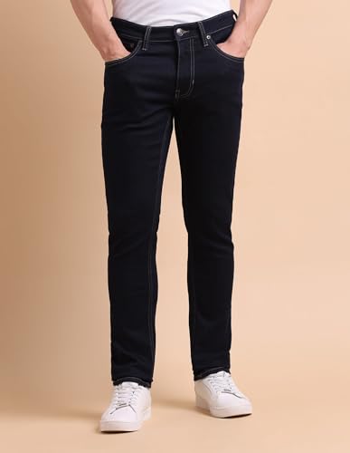 Image of U.S. Polo ASSN. Denim Jeans for Men - Slim Tapered Fit, Mens Jeans for Office & Regular Wear