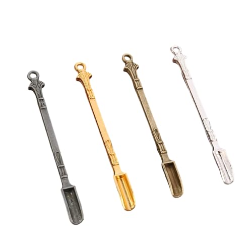 LannuMet 4-Piece Mini Shovel & Spoon Set for Crafts