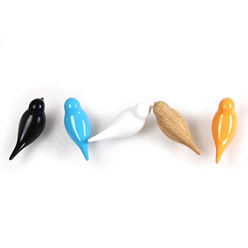 Designster Resin Bird Coat Hooks - Premium Creative Wall Mounted Birds Decorative Art Decor Hat Towel Bag Hanger Gift For Home,Living Room cover