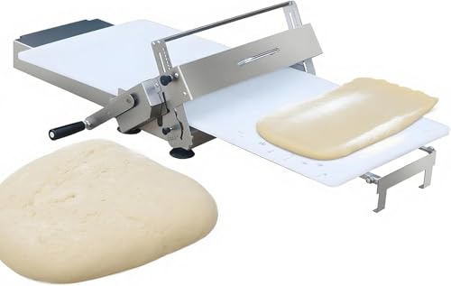 Máquina laminadora de masa plegable manual, rodillo de repostería de acero inoxidable para panadería casera, croissant y pastelera