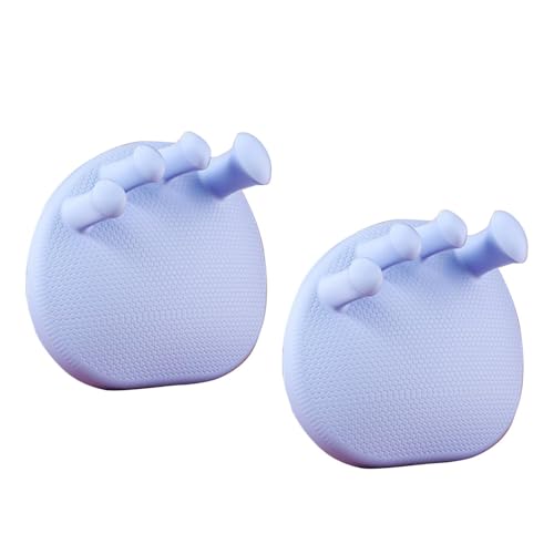 Separadores de dedo de silicona – Entrenador de pantorrilla de silicona de 2 piezas – Ejercitador de dedos de silicona, corrector superpuesto para dedos de silicona para hombres