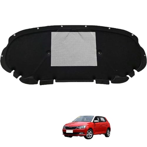 Almohadilla Aislante de Algodón Capó para Skoda Fabia 2015-2017, Reemplazo Original con Clips Aisla Sonido y Calor del Motor