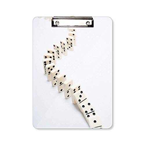 Domino Pai Gow Porte-bloc de jeu A4 avec pince ultra robuste
