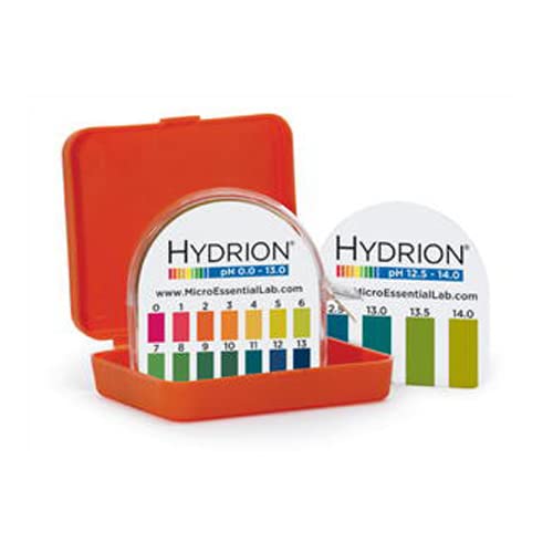 Micro Essential M-1450 Insta-Chek Wide Range Comparator, Standard, 0-14 pH Range, Yellow (Pack of 10)