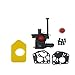 SAKITAM Carburetor kit for Troy Bilt 25B-554E011 Edger 158cc Engine Carb