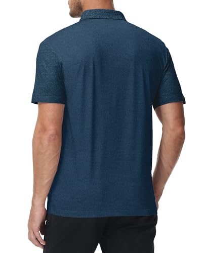 Image of SWISSWELL Men's Polo Shirts Short Sleeve Golf Polo Casual Athletic Fast Dry Shirts for Running Tennis Hiking