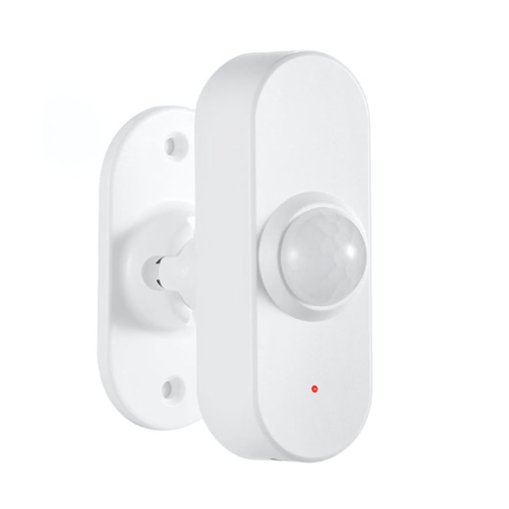 Jnchdghwa White Tuya Zigbee Smart Human Body Pir Sensor Radar Microwave Motion Sensor Human Presence Detector Detection With Holder 24Ghz