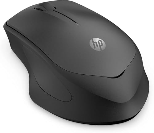 HP 280M Mouse Silent Wireless, Tecnologia LED Blu, Riduzione Rumore fino a 90%, 3 Pulsanti, Rotella di Scorrimento,...