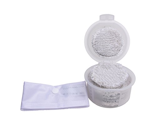 Saniversum UG JEMAKO Abschmink-Pads mit Kulturbeutel und Klickbox, 7-Teiliger Satz