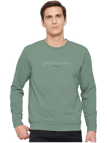 Sweat-shirt col rond homme manches longues taille M pull léger vêtement casual