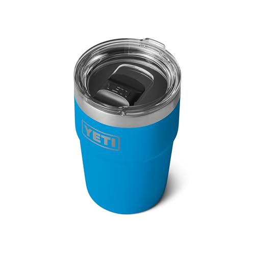 Image of YETI Rambler 16 oz Stackable Tumbler, Vacuum Insulated, Stainless Steel with MagSlider Lid | Stackable