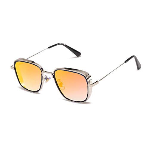 Image of ELEGANTE combo of 2 Square Kabir Singh Sunglasses for Men and Boys, UV Protected Carryminati Sunglasses