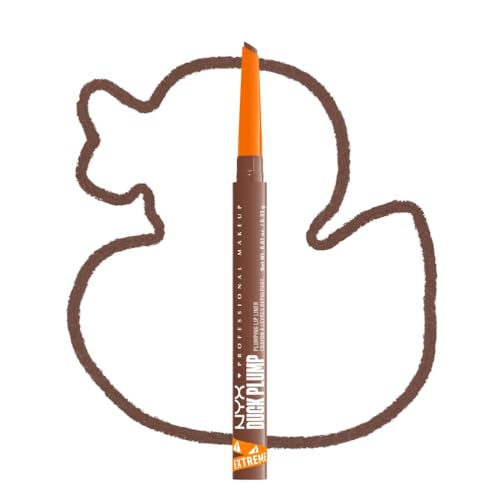 NYX Professional Makeup, Matita Effetto Rimpolpante, Labbra Piene e Volumizzate, Arricchita con Zenzero Piccante e Peperoncino, Duck Plump, Tonalità: Beige Boost, 0,33 gr