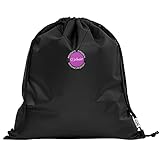 Mochila tipo Saco Gym Sack em rPet 37x41cm Elche TopGet (Preto)