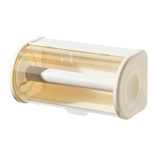 Portarrollos de papel higiénico, soporte para rollo de cocina, dispensador de papel de seda con tapa, toallero de papel montado en la pared, soporte para rollo de toallas de papel