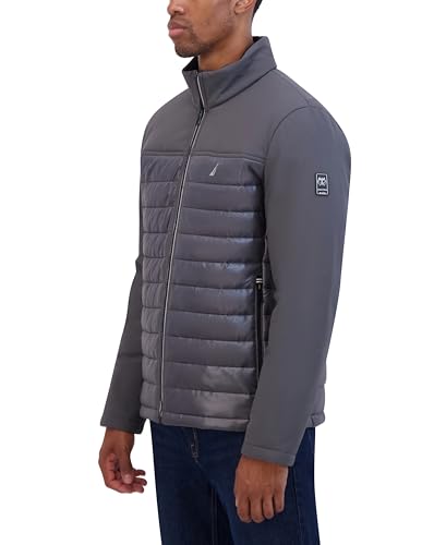 Nautica Men's Lightweight Mixed Media Quilted Jacket2