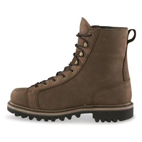 Guide Gear Men's 2.0 Waterproof Lace-to-Toe Hunting Boots, Leather, Rubber Sole Shoes4