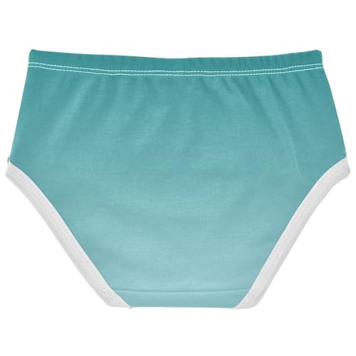 Joisal Girls Underwear Toddlers 2t Cotton Little Girl Panties Colorful Briefs Kids Undies Teal Blue Powder Gradient2