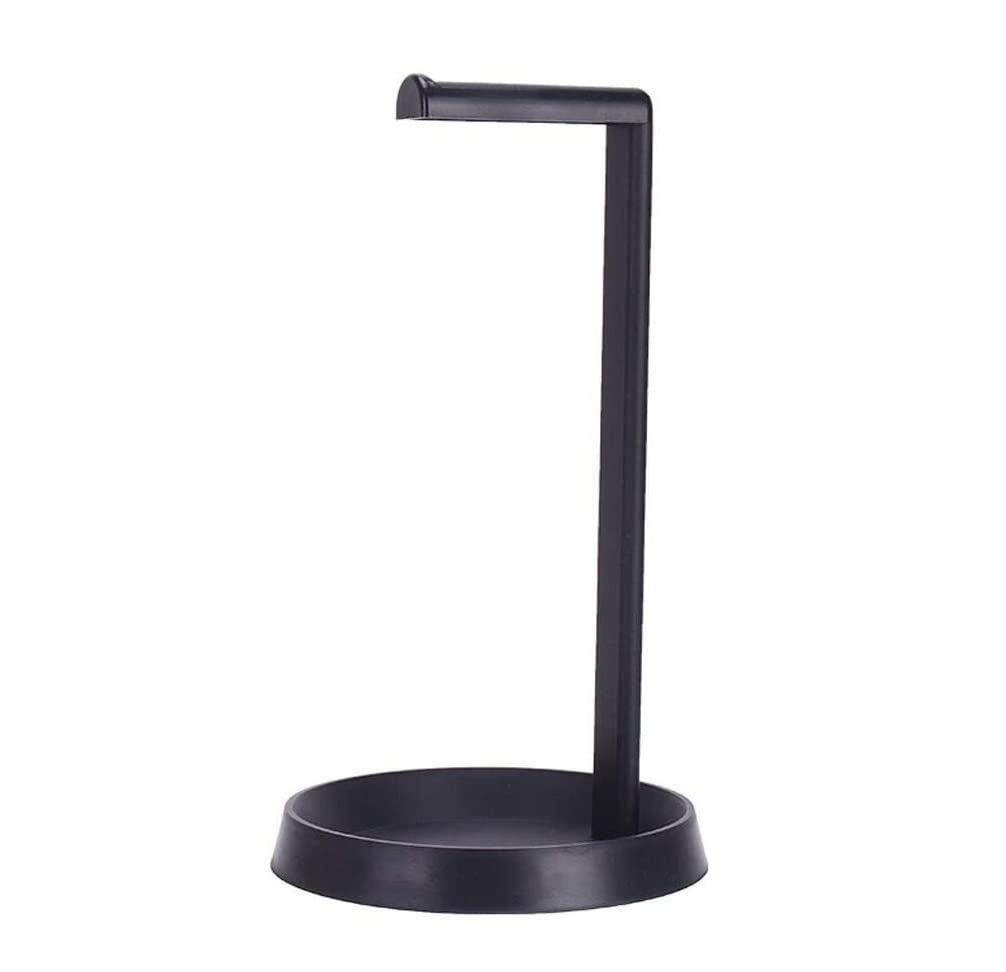 Stojak Słuchawki Uchwyt Na Słuchawki Stojak Ze Stopu Aluminium Odłączany Stabilny Biurko Do Słuchawek Gier Uchwyt(Black)