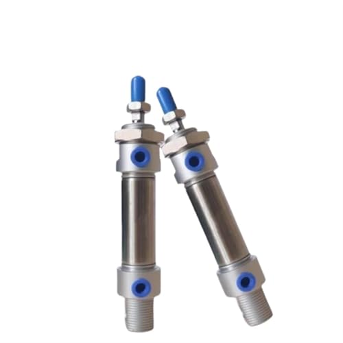 WUZDPRCJ 1pc Stainless Steel Cylinder MA16/20/25/32/40S Double Acting Magnetic Ring Cylinder(150SCA,MA16)