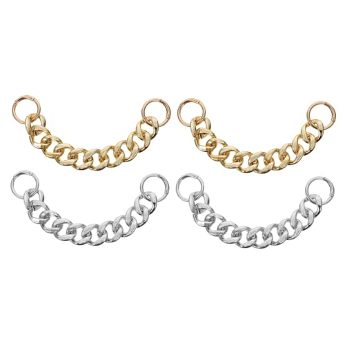 Chaînes de chaussures acrylique sandales bijoux créatifs amovibles x4