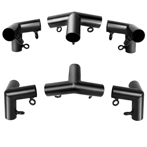 Aoneky 1 3/8'' Corner Canopy Fitting Couplers Kit - Frame Carport Connectors for 4 6 8 10 Leg (4 Leg Canopy Top Kit)