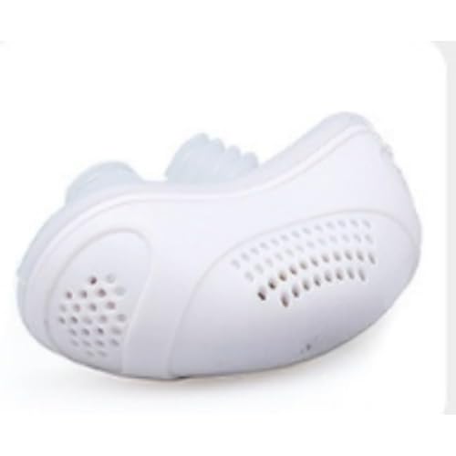 SearEase 【2025 改良】いいびき防止グッズ 電動ノーズクリップ いびき防止装置2-in-1 鼻マスク ノーズプラグ 鼻栓 ノーズマスク 対策 グッズ 睡眠補助 安眠グッズ いびき対策ベルト無臭 快眠 鼻呼吸促進 男女兼用 (ホワイト)