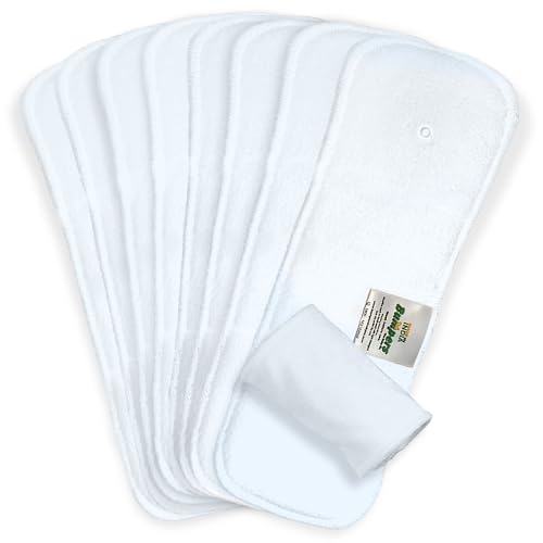 Image of Bumpers Baby Insert Pad | Soft, Washable & Super Absorbent | Leakproof, Eco-Friendly, Comfortable & Safe for Babies | Ideal for Day and Night Use (Pack of 8)