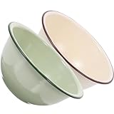 Bols en émail : les bols en émail sont très adaptés pour servir des fruits, des en-cas, des desserts, des gâteaux, des bonbons et autres aliments que vous aimez