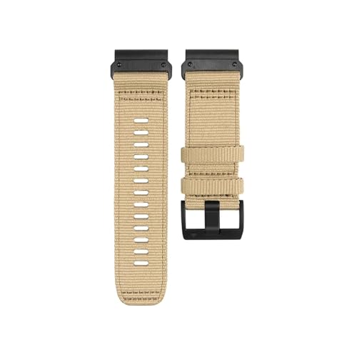 22 26mm Quick Fit�҂݃i�C�����X�|�[�c�x���g�ɓK������Garmin Fenix 7X/6X/5X/Enduro2 Quick/Tactix 7Pro(Light brown,22mm)