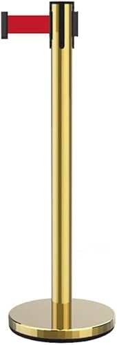 ZBBGTJK VIP Series Heavy Duty Steel Crowd Control Stanchions2m Premium Queue Management Poles for Retail Airports & Events (Color: A)