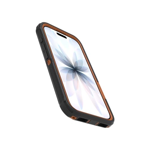 Image of OtterBox iPhone 17 (Only) - Defender Series Case - Black Chateau (Black & Orange) - Snaps on MagSafe - Tough - Rugged & Durable