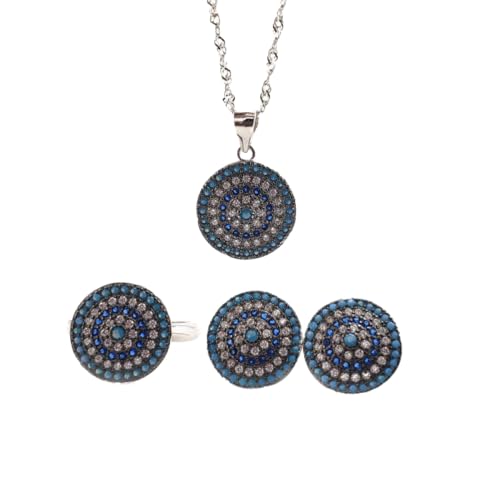 Collier et bague argent 925 turquoise parfaits pour sublimer vos soirées