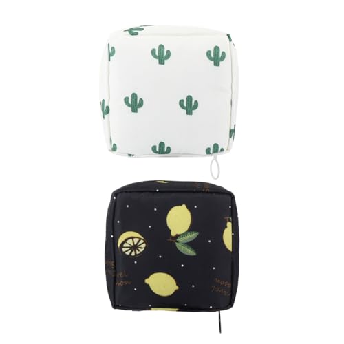 MAGICLULU Bolsa para Guardar Compresas 2piezas de Twill Multifuncional Pequeña y Creativa para Uso Diario y Viajes
