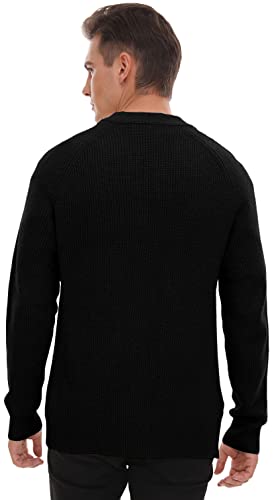 Sailwind Men's Long-Sleeve Cardigan Sweater Soft Cable Knit Sweater for Men4