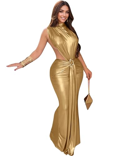 Image of Figdaw Elegant Long Prom Dresses Sexy Evening Gowns for Women Formal Events 2025