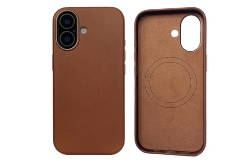 Housse cuir iPhone 17 marron étui protection Pack & Smooch végétal - 5