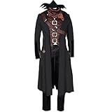 AKARCA Anime Game Bloodborne The Hunter Suit Full set Uniform Cloth Halloween Cosplay costumes (Male Size, M)