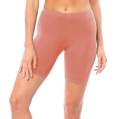 Image of Sexy Basics Women's Cotton Stretch Active Slip Shorts | 3 Pack & 6 Pack Boy Short Boxer Briefs
