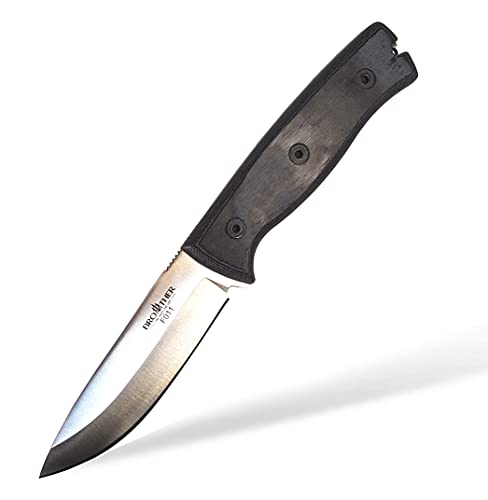 BROTHER -F011 黒(D2 Scandi Grind)ナイフ Brother Knife アウトドア キャンプ ブッシュクラフト 野遊び 登山 家庭 切れ味良い バトニング フェザースティック アウトドア サバイバルナイフ アウトドア 持ちやすい D2 アウトドア ナイフ 薪割り ナイフ 狩猟ナイフ 釣りナイフ 護身 防災 ナイフ 釣り用ナイフ キャンプナイフ カスタムナイフ ハンティングナイフ タクティカルナイフ シースナイフ 必需品 アウトドア 調理